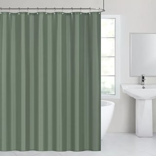 Water Resistant Fabric Shower Curtain Liners 72x72" Sage Green - Bed ...